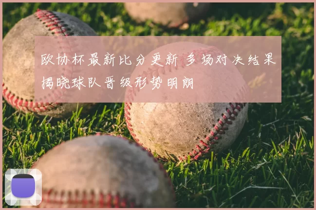 欧协杯最新比分更新 多场对决结果揭晓球队晋级形势明朗